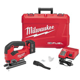 M18 FUEL 18-Volt Lithium-Ion Brushless Cordless Jig Saw Kit With (1) 5.0Ah Battery, Charger and Case