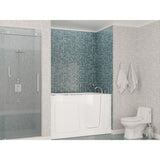 Safe Premier 59.6 in. x 60 in. x 32 in. Right Drain Walk-in Air and Whirlpool Bathtub in White - Super Arbor