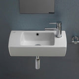 Nameeks City Wall Mounted Bathroom Sink in White