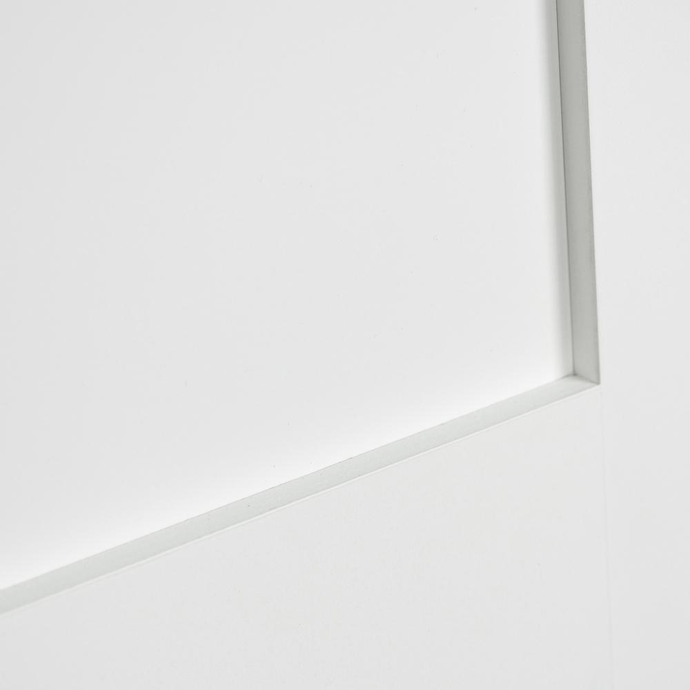 28 in. x 80 in. White 1-Panel Shaker Solid Core Wood Interior Door Slab - Super Arbor