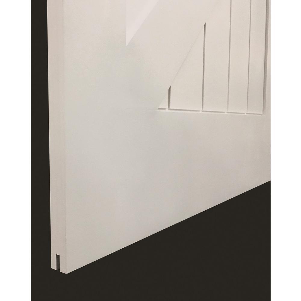 36 in. x 84 in. K-Plank Primed MDF Interior Barn Door Slab - Super Arbor