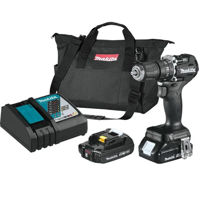 18-Volt 2.0Ah LXT Lithium-Ion Sub-Compact Brushless Cordless 1/2 in. Hammer Driver Drill Kit