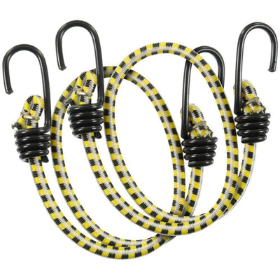 24 in. Bungee Cord with Coated Hooks (2-Pack) - Super Arbor