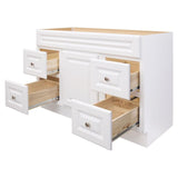 Hampton 48 in. W x 21 in. D x 33.5 in. H Bathroom Vanity Cabinet Only in White