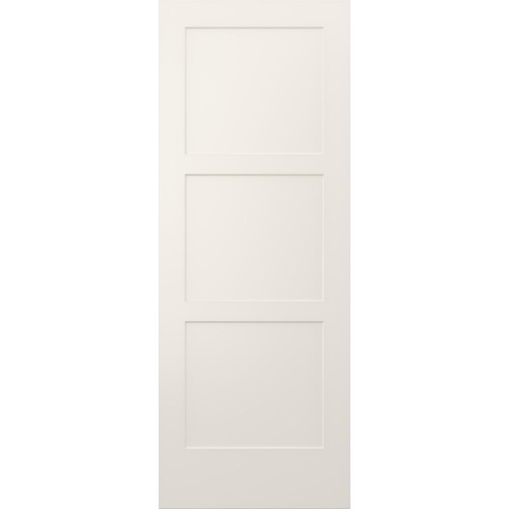 30 in. x 80 in. Birkdale Primed Smooth Solid Core Molded Composite Interior Door Slab - Super Arbor