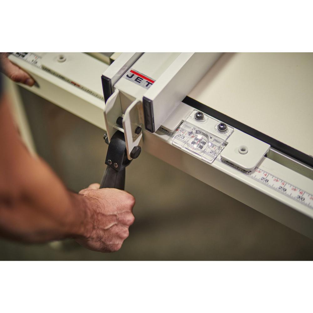 ProShop II 10 in. table saw with 52 in. Rip Cast Wings JPS-10