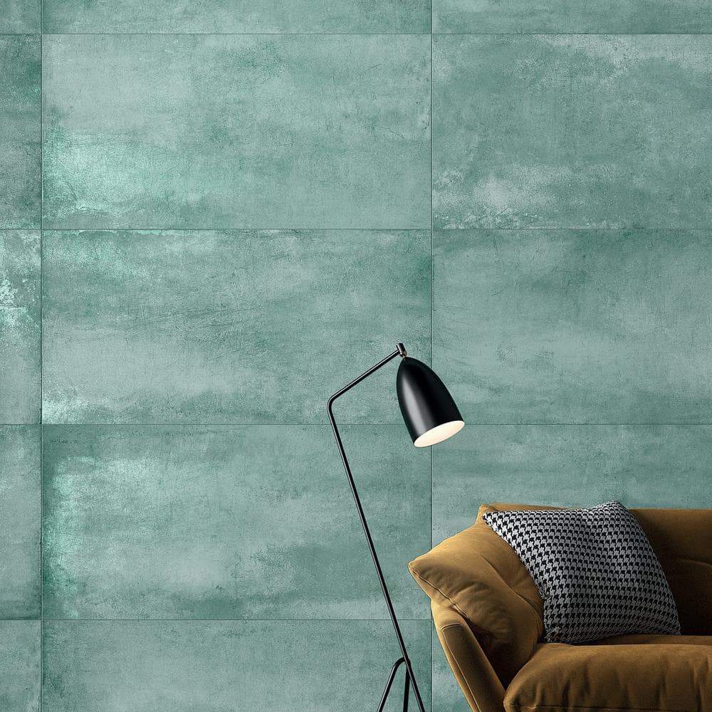 Forge Emerald 48 in. x 24 in. Matte Porcelain Floor and Wall Tile