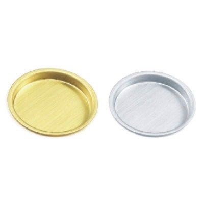 EPCO WP37 Solid Brass Recessed Pull 1-13/16 in Dia, Dull Brass or Dull Chrome