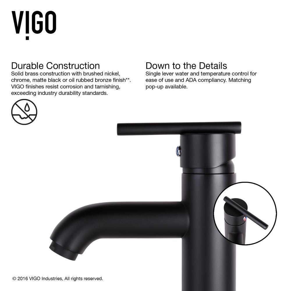 Glass Vessel Bathroom Sink in Gray Onyx and Seville Faucet Set in Matte Black - Super Arbor