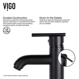 Glass Vessel Bathroom Sink in Gray Onyx and Seville Faucet Set in Matte Black - Super Arbor