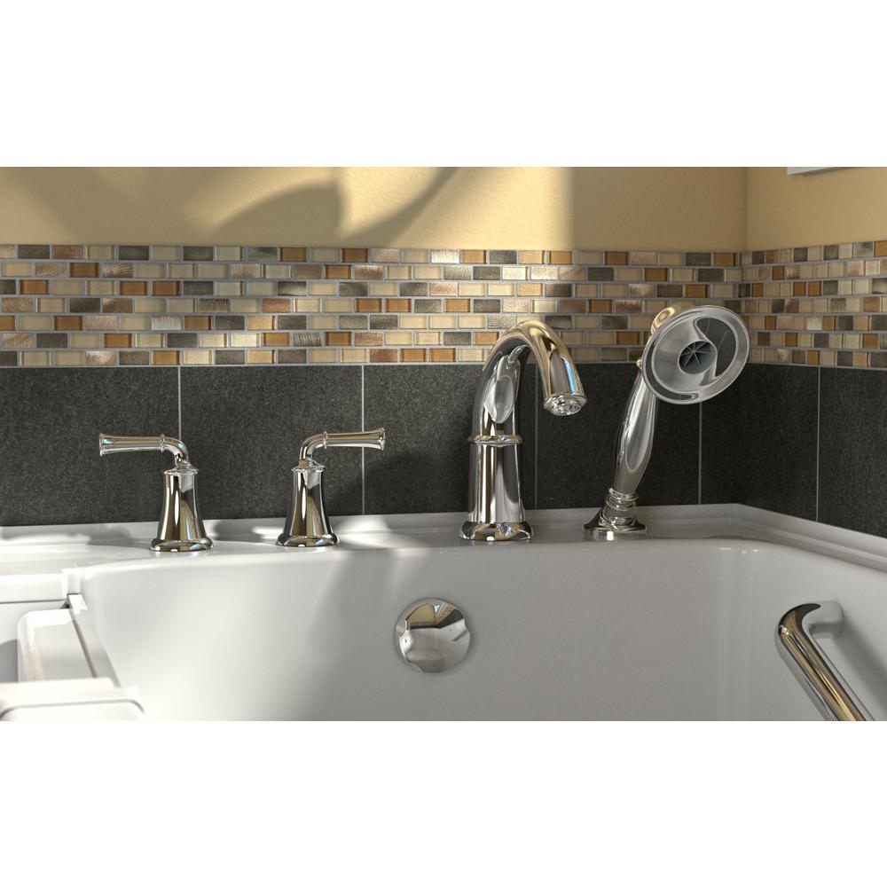 Gelcoat Value Series 52 in. x 32 in. Right Hand Walk-In Whirlpool and Air Bathtub with Outward Opening Door in White - Super Arbor