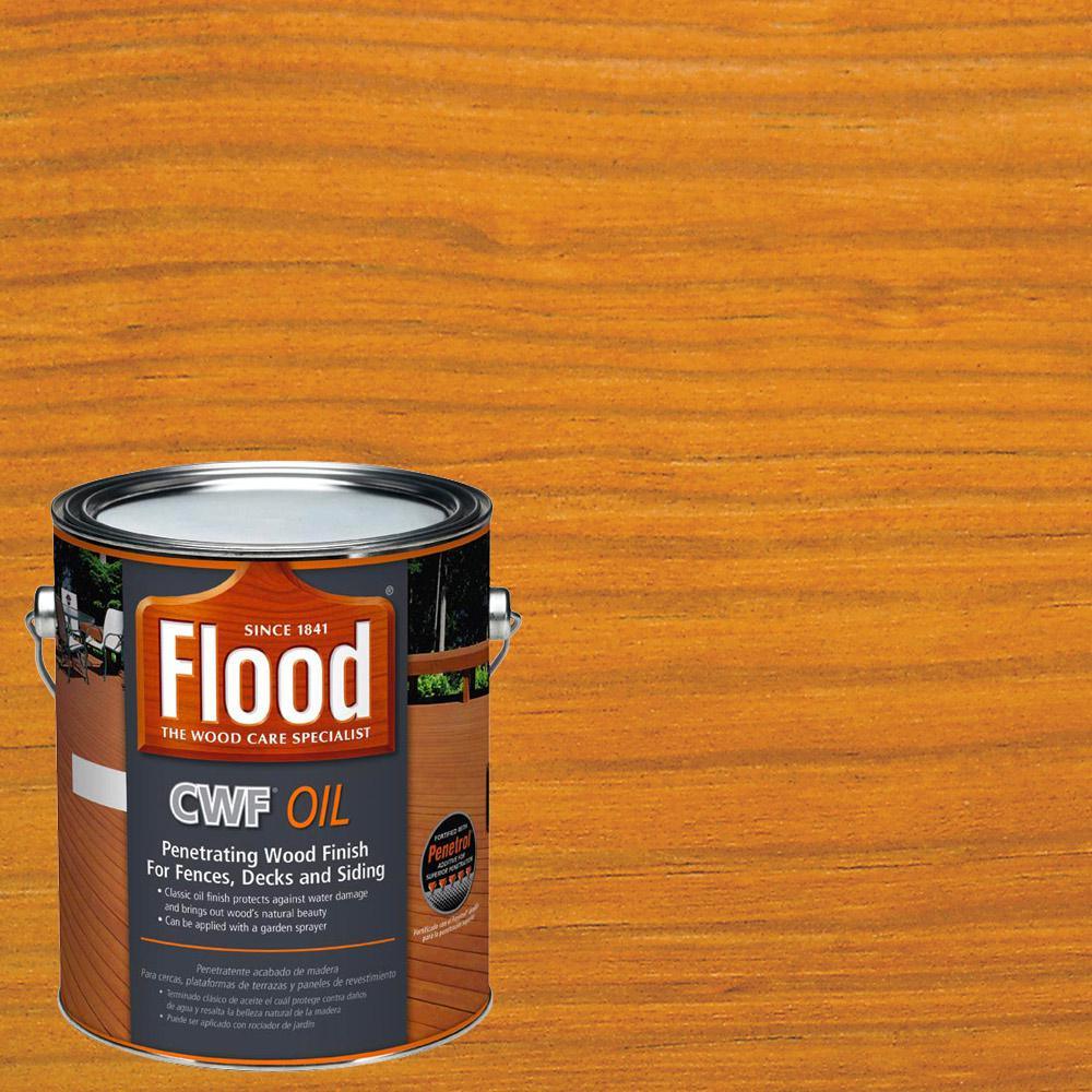 Flood 5 Gal. Clear CWF Oil Penetrating Exterior Wood Stain - Super Arbor