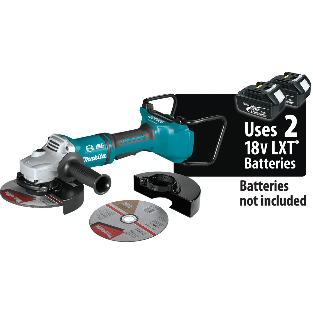 Makita 36V (18V X2) LXT Brushless Cordless 7 in. Paddle Switch Cut-Off/Angle Grinder with Electric Brake, Tool Only