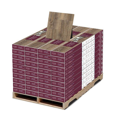 Centennial Oak 8 mm T x 7.5 in W x 50.67 in L Water Resistant Laminate Flooring (947.6 sq. ft./pallet)