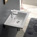 Nameeks Arte Wall Mounted Bathroom Sink in White