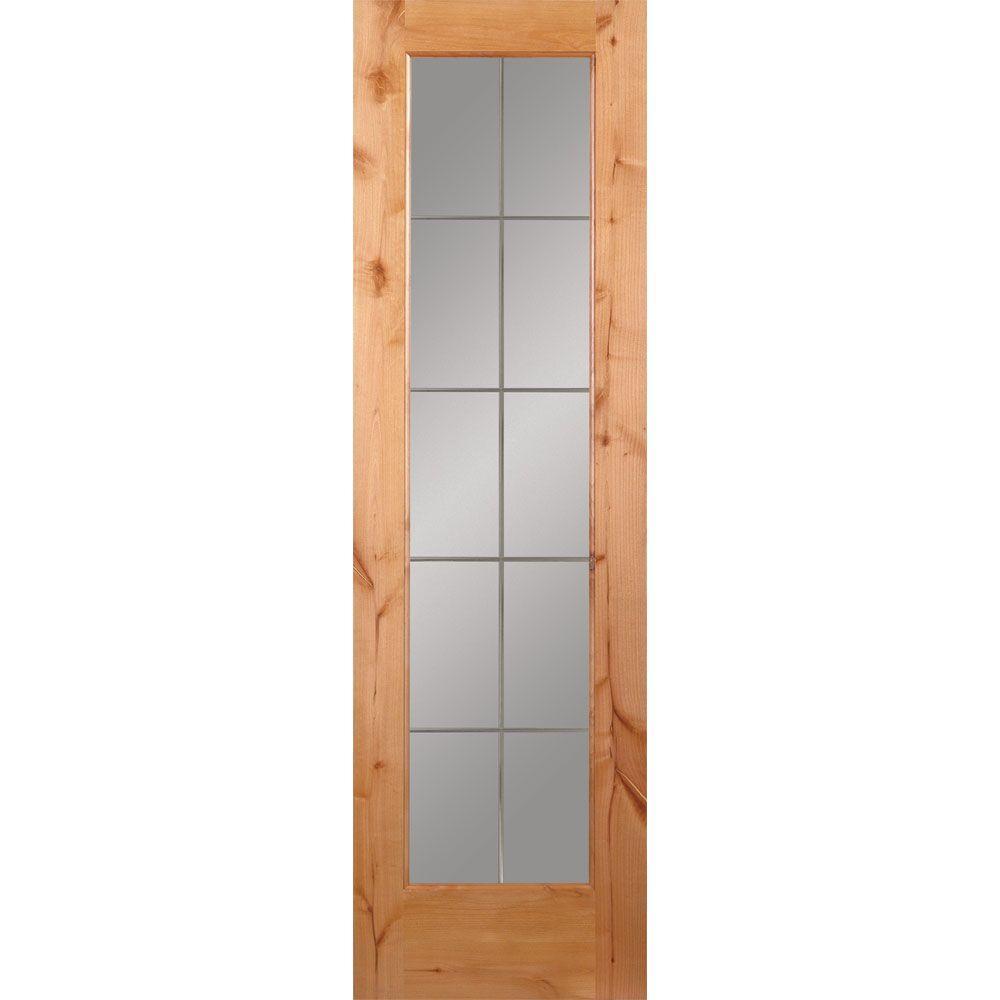 32 in. x 80 in. 15 Lite Illusions Smooth Primed MDF Interior Door Slab - Super Arbor