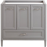 Claxby 48 in. W x 34 in H x 22 in. D Bath Vanity Cabinet Only in Chocolate - Super Arbor