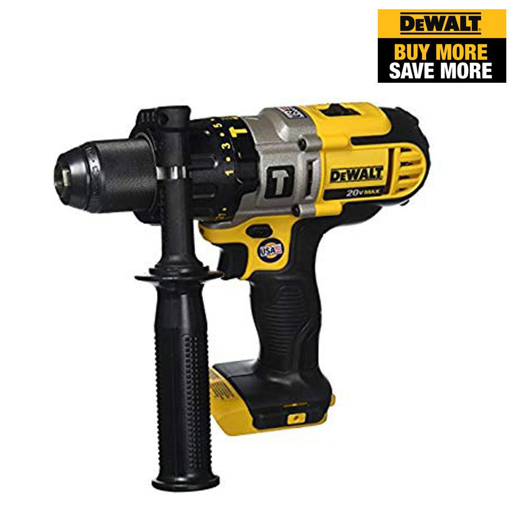 20-Volt Max Lithium-Ion Cordless 1/2 in. Hammer Drill with 2 Batteries 4 Ah 1-Hour Charger and Case