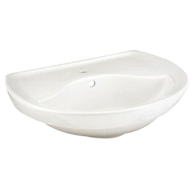 American Standard Ravenna 6 in. Pedestal Sink Basin in White