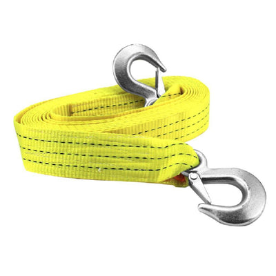 Stark 2 in. x 20 ft. Tow Strap With Steel Forged Hooks - 10000 lbs. Towing Capacity - Super Arbor
