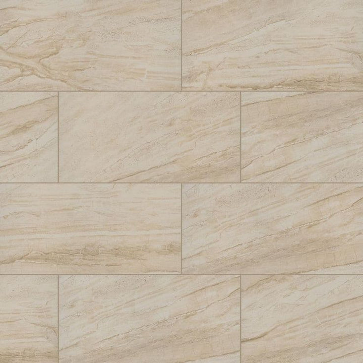 MSI Vigo Beige 24 in. x 12 in. Matte Ceramic Floor and Wall Tile