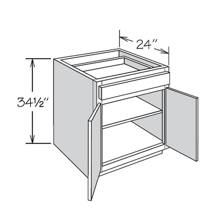 allen + roth Aveley 36-in W x 34.5-in H x 24-in D Linen Maple Door and ...