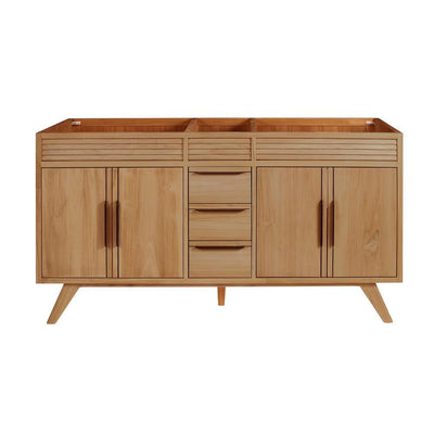 Taylor 60 in. W x 21 in. D Bath Vanity Cabinet Only in Natural Teak - Super Arbor
