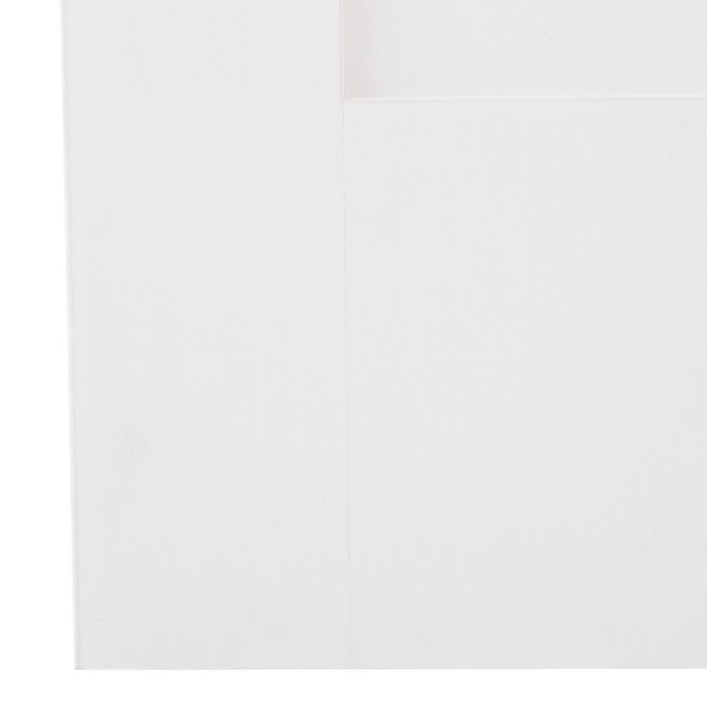 32 in. x 80 in. White 1-Panel Shaker Solid Core Wood Interior Door Slab - Super Arbor
