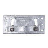 Everbilt Chain Link Fence Adjustable 2-3/8 in. Galvanized Steel Wood-Adaptor Clamp