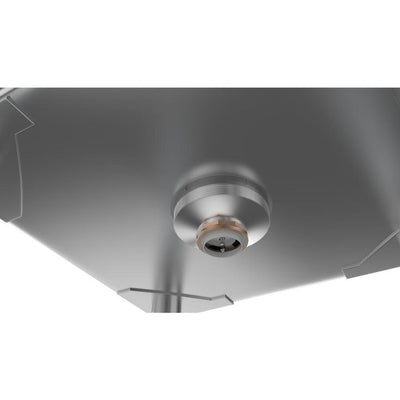 Freestanding Stainless Steel 33 in. 2-Hole Single Bowl Commercial Kitchen Sink