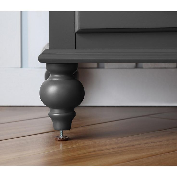 Heartside 72 in. W x 23 in. D Vanity in Dark Charcoal with Granite Vanity Top in Black with White Basin