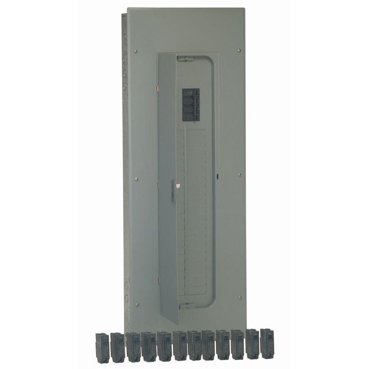 PowerMark Gold 200 Amp 40-Space 40-Circuit Indoor Main Breaker Value Kit Includes Select Circuit Breaker - Super Arbor
