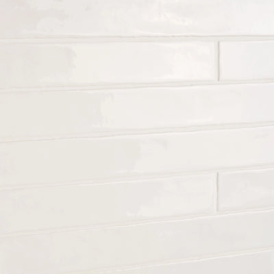 Carolina White Cloud 2x20 Polished Ceramic Wall Tile