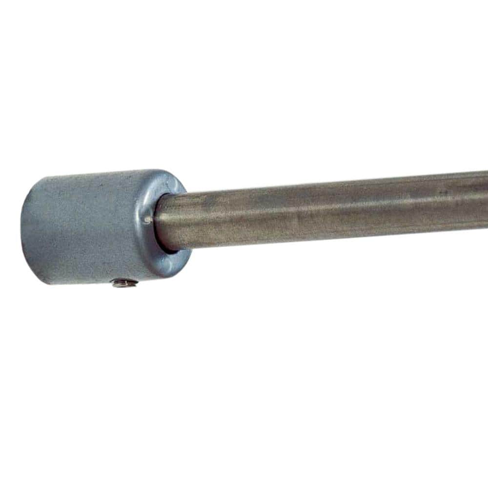 A single green leaf against a white background.