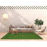 Nance Carpet and Rug Turf 6 ft. x 9 ft. Green Artificial Grass Rug