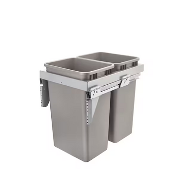 Rev-A-Shelf 50-Quart Plastic Soft Close Pull Out Trash Can