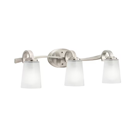 Kichler Oxby 3-Light Nickel Modern/Contemporary Vanity Light