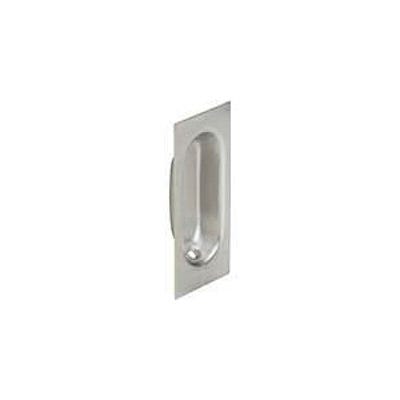 Ives Wrought Brass Flush Pull, Rectangle 1-5/16 in L x 3-1/8 in W, Bright Chrome - image 1
