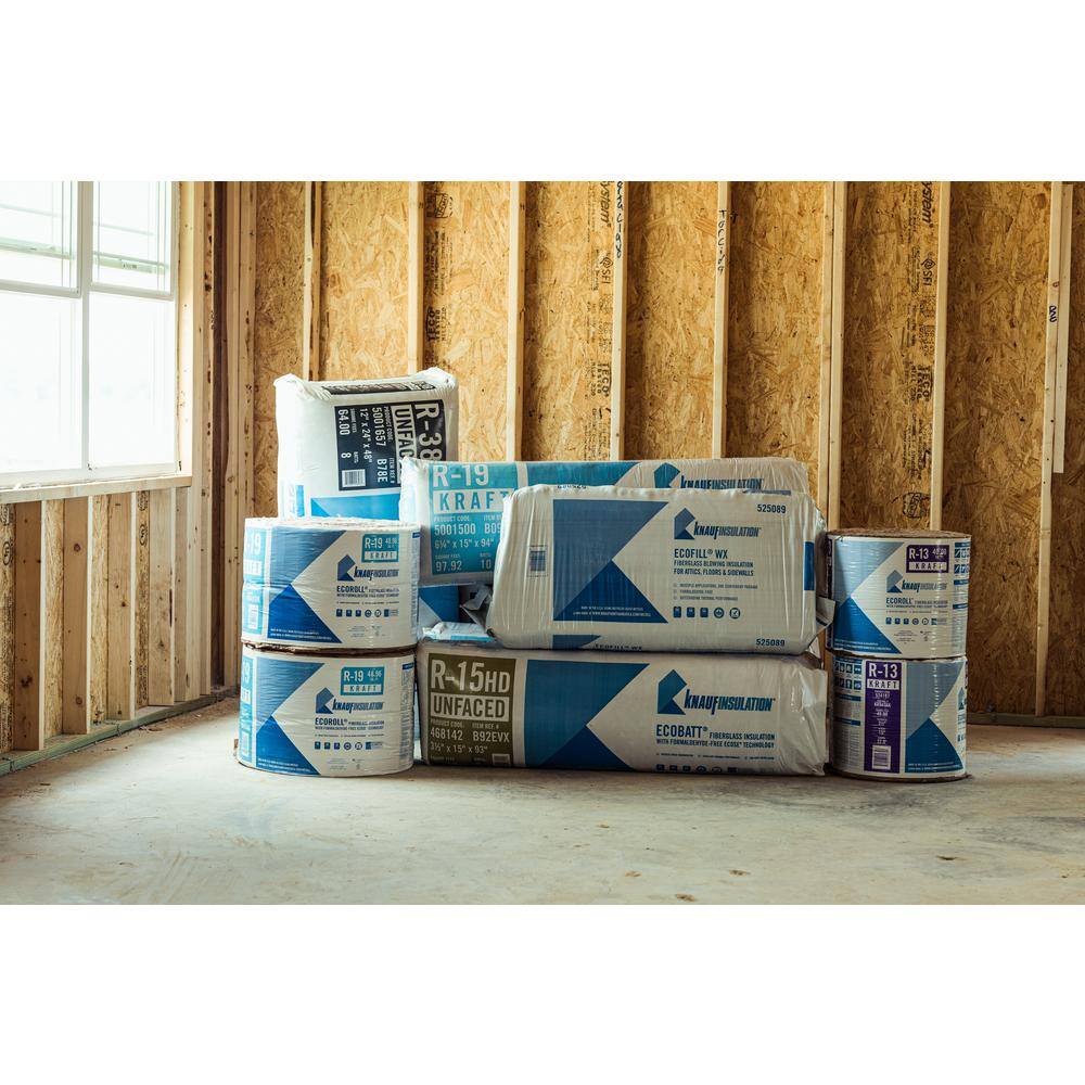 Knauf Insulation EcoBatt R-11 Unfaced Fiberglass Insulation Batts 
