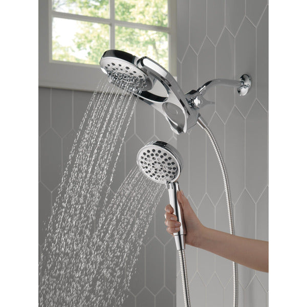 Delta Universal Showering Components Chrome 4-Spray Dual Shower Head, 2.5 GPM (9.5 LPM)