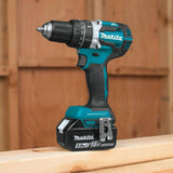 Makita 18V 5.0Ah LXT Lithium‑Ion Compact Brushless Cordless 1/2 in. Hammer Driver‑Drill Kit (XPH12T)