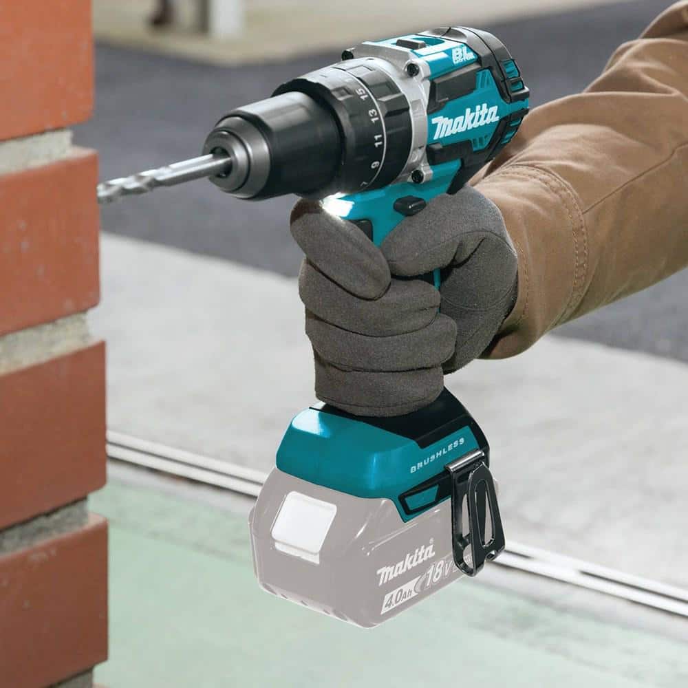 Makita 18V LXT Lithium‑Ion 1/2 in. Brushless Cordless Hammer Driver‑Drill, Tool Only (XPH12Z)