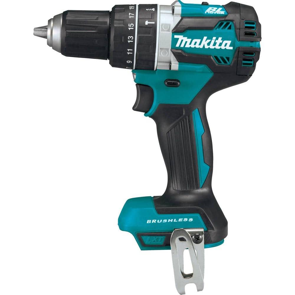 Makita 18V LXT Lithium‑Ion 1/2 in. Brushless Cordless Hammer Driver‑Drill, Tool Only (XPH12Z)