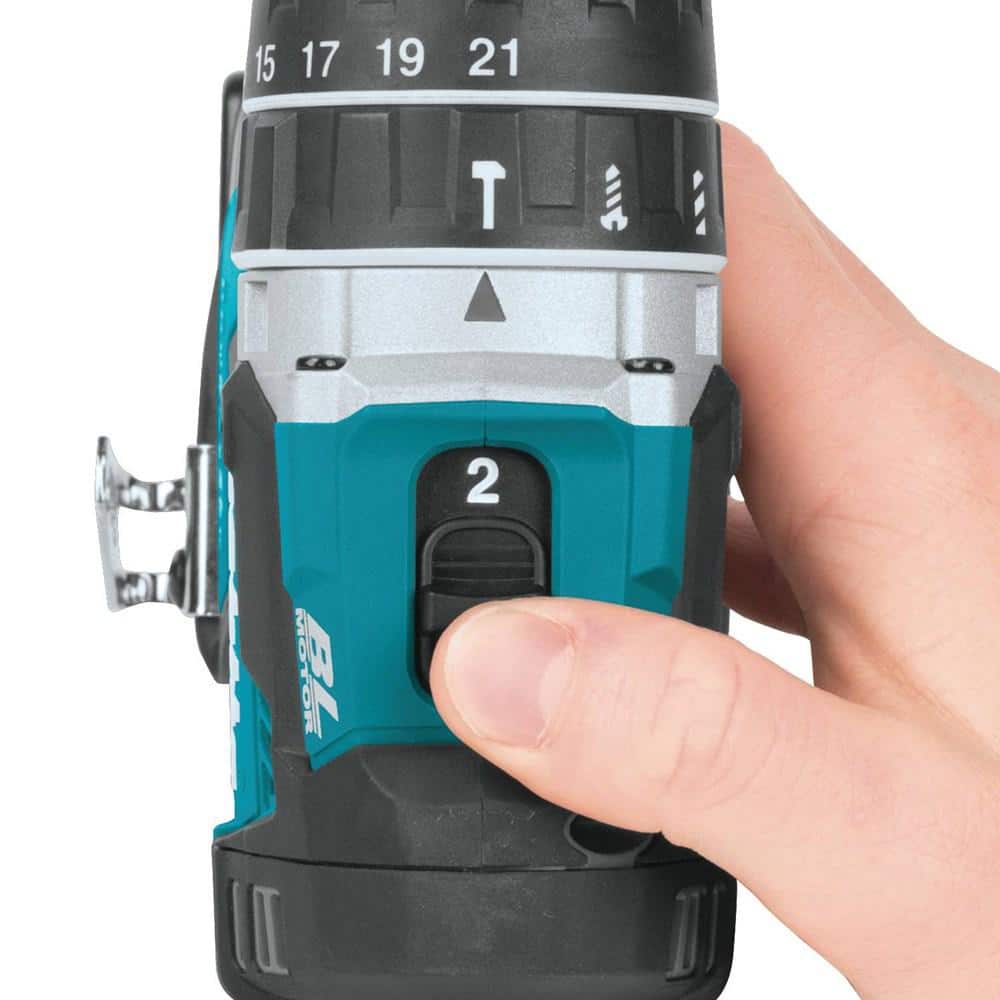 Makita 18V LXT Lithium‑Ion 1/2 in. Brushless Cordless Hammer Driver‑Drill, Tool Only (XPH12Z)