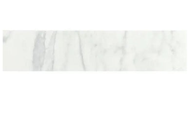 Daltile Marissa Carrara 3 in. x 10 in. Ceramic Bullnose Wall Tile (0.208 sq. ft./ piece) - Super Arbor