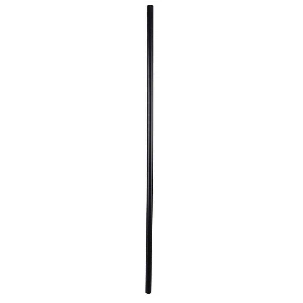 Angel Sar Matte Black Myard Classic 32 in. Hollow Round Iron Deck Balusters for Deck Railing Porch (50-Pack)
