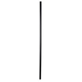 Angel Sar Matte Black Myard Classic 32 in. Hollow Round Iron Deck Balusters for Deck Railing Porch (50-Pack)