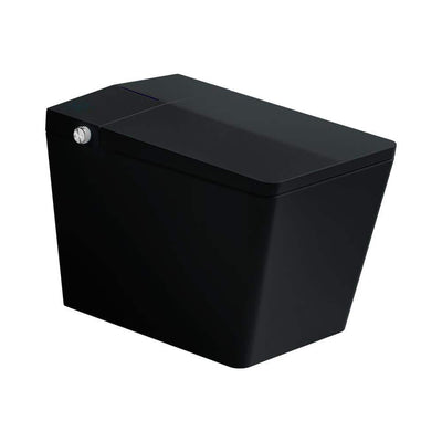 Nivencai Smart Square Bidet Toilet Matte Black - Heated, Self-Cleaning, Touchless