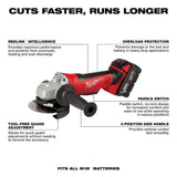 Milwaukee M18 18-Volt Lithium-Ion Cordless 4-1/2 in. Cut-Off/Grinder (Tool-Only)