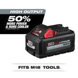 Milwaukee M18 FUEL 18V Brushless Cordless 4-1/2 in./5 in. Angle Grinder Kit with Two 5.0Ah Batteries and Charger